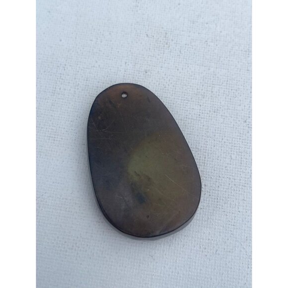 Vintage Nephrite Jade Carved Pendant Buddha - Picture 5 of 6